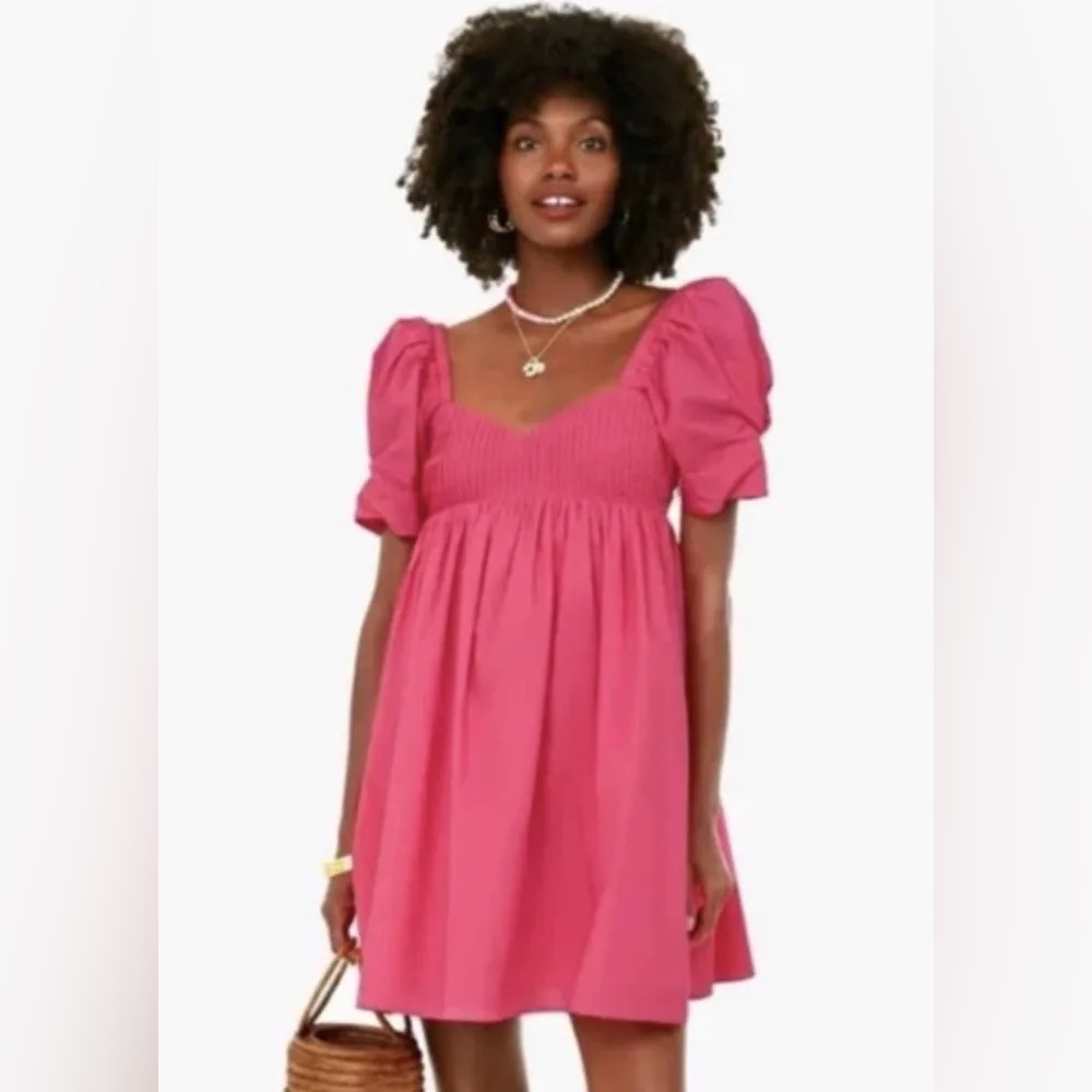 Hot pink dress